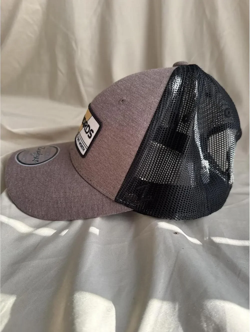 Zephyr Stockyards Fort Worth Trucker Hat Brown Mesh Snapback Adjustable